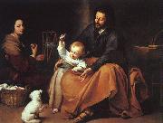 Bartolome Esteban Murillo The Holy Family  dfffg Spain oil painting reproduction